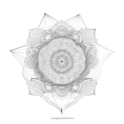 mehndi tattoo design idea