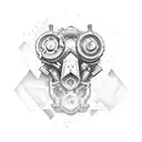 engineer marine mechanic  tattoo design idea