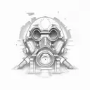 engineer marine mechanic  tattoo design idea