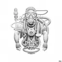 scuba tattoo design idea