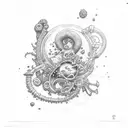 scuba tattoo design idea