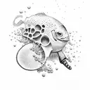 scuba tattoo design idea