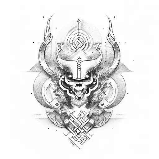music, viking, icelandic design tattoo design idea