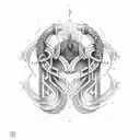 music, viking, icelandic design tattoo design idea