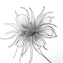 red spider lily tattoo design idea