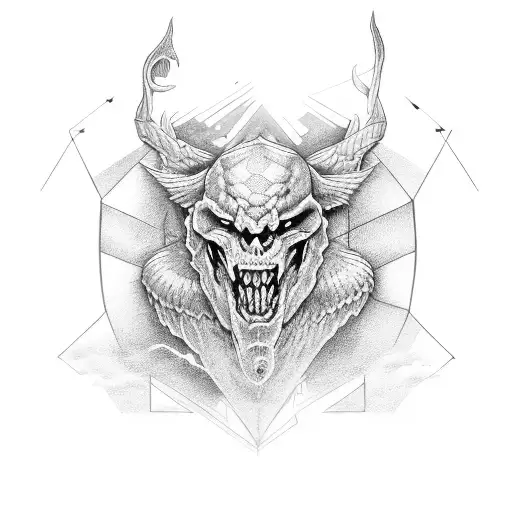 fear god tattoo design idea