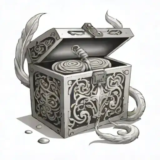 pandoras box tattoo design idea