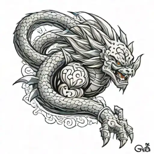 dragon ball z sleeve tattoo tattoo design idea