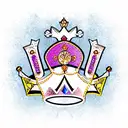 King's Crown tattoo design idea