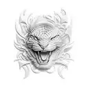 3d flight tattoo design idea