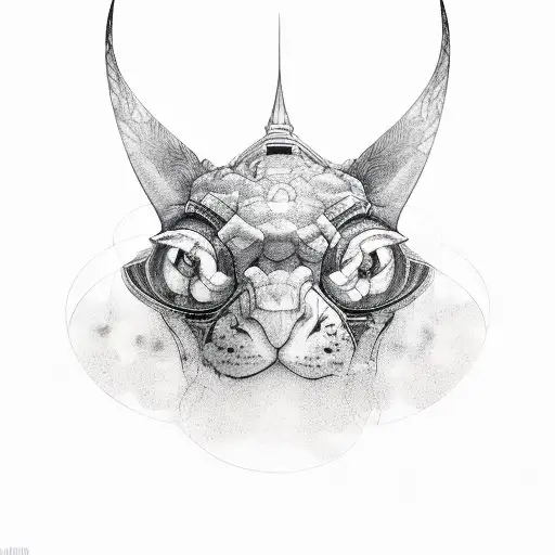 hard luck tattoo design idea