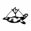 tortuga  tattoo design idea