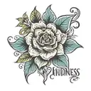 be kindness tattoo design idea