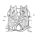 Amir and Darya tattoo design idea