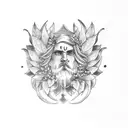 laurel wreath tattoo design idea