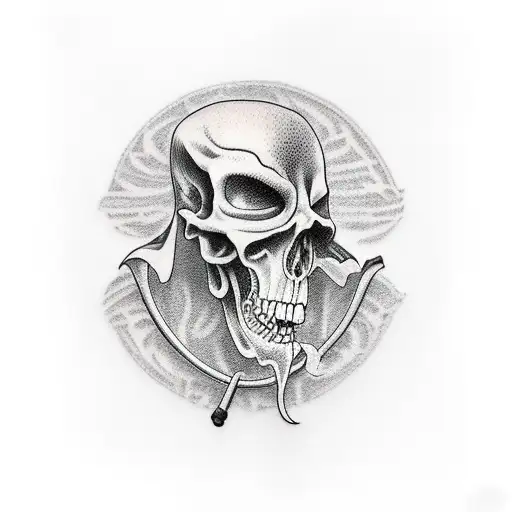 Grim Reaper tattoo design idea