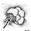 broccoli rubberhose  tattoo design idea