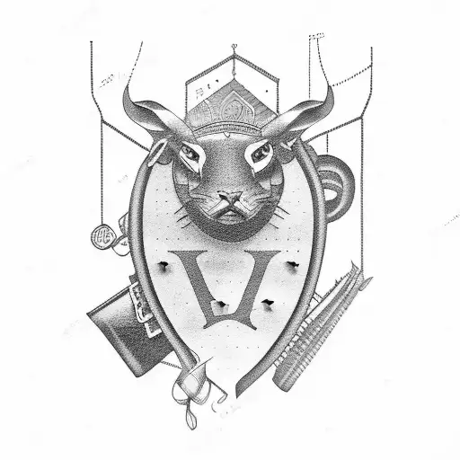 stock market tattoo design idea