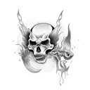 drag me to hell tattoo design idea