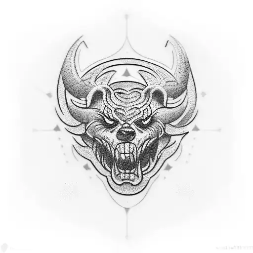 I would like a tattoo combining the emblems of Club Atlético Mineiro horizontally tattoo design idea