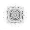 A dotwork mandala featuring iconic landmarks from around the world, representing your passion for travel and your eye for detail as an interior designer tattoo design idea