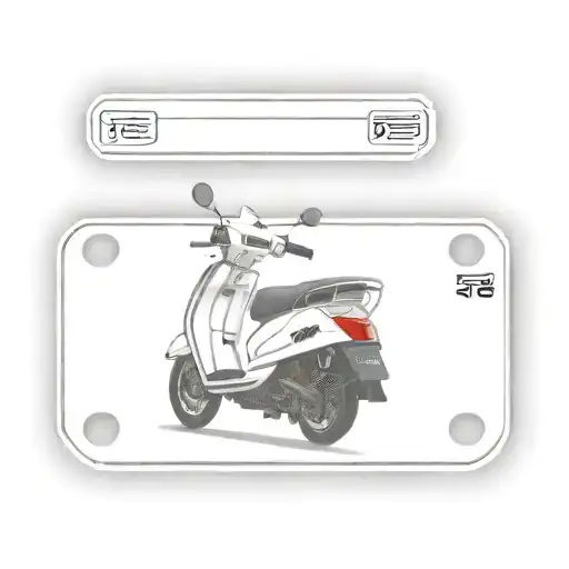 Honda activa scooter license plate 'tnf 1508' tattoo design idea