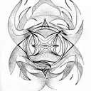 water element tattoo design idea