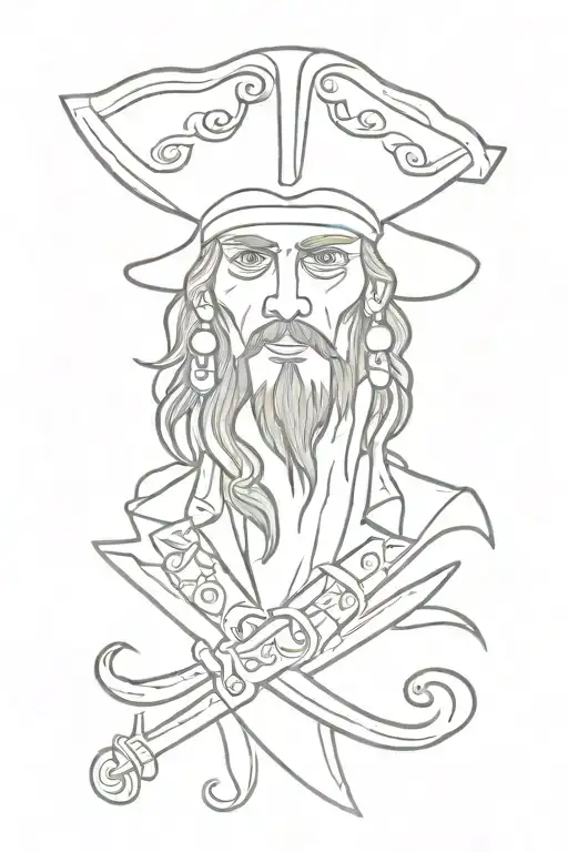 pirates of the caribbean   tattoo design idea
