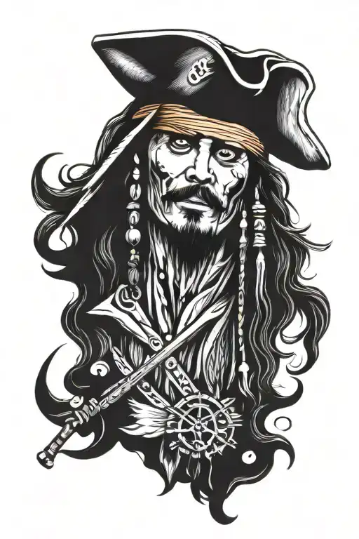 jack sparrow tattoo tattoo design idea
