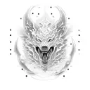 Fenrir and Jormungand tattoo design idea