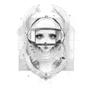 tig welding girl  tattoo design idea