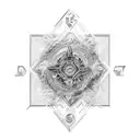 quantum physics tattoo design idea