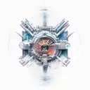 quantum physics tattoo design idea