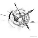 0 estereotipos con 3 flechas  tattoo design idea