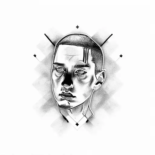 Eminem  tattoo design idea