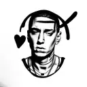 Eminem  tattoo design idea