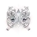 Gemini tattoo design idea