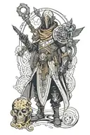 Destiny warlock tattoo design idea