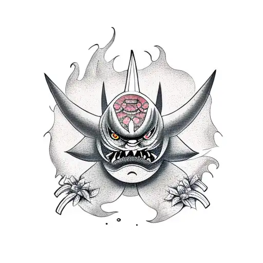 Gengar tattoo design idea