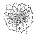 cornflowers tattoo design idea