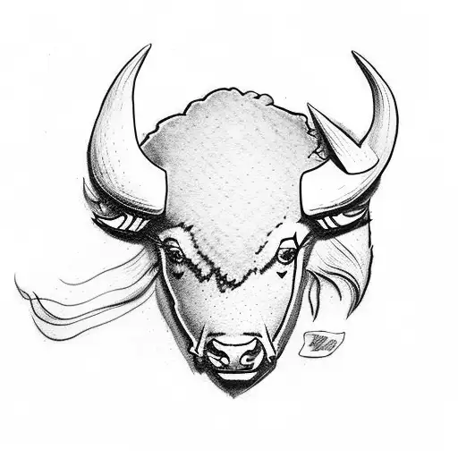 Buffalo bills girly tattoo design idea