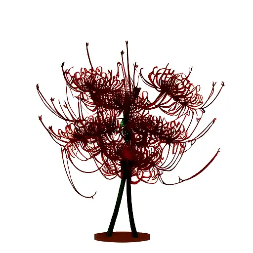 Red Spider Lily tattoo design idea
