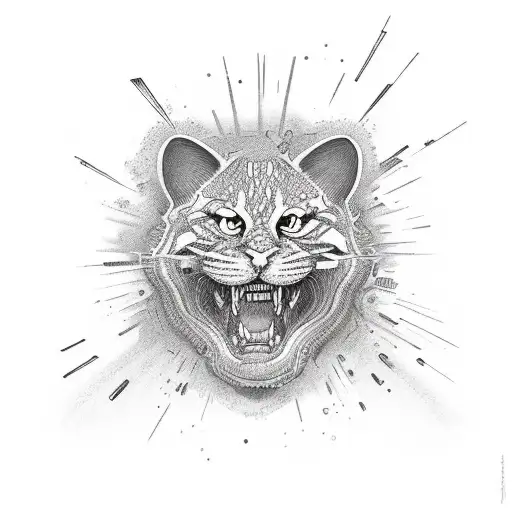 Text "Yolo"" tattoo design idea