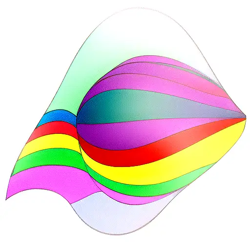 Text YOLO with lgbt flag colors tattoo design idea