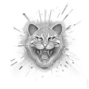 Text "Yolo"" tattoo design idea