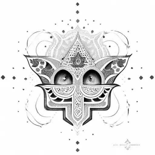 Hamsa Symbol tattoo design idea