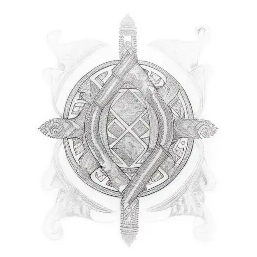 Craft a tattoo sleeve design that celebrates the ancestral roots of Sierra Leone while reflecting the unity of a family  tattoo design idea