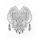 Craft a tattoo sleeve design that celebrates the ancestral roots of Sierra Leone while reflecting the unity of a family  tattoo design idea