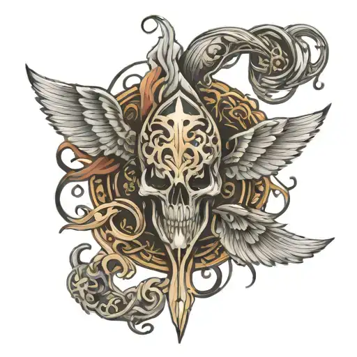 elden rings tattoo design idea