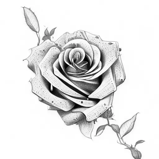 3 roses tattoo design idea